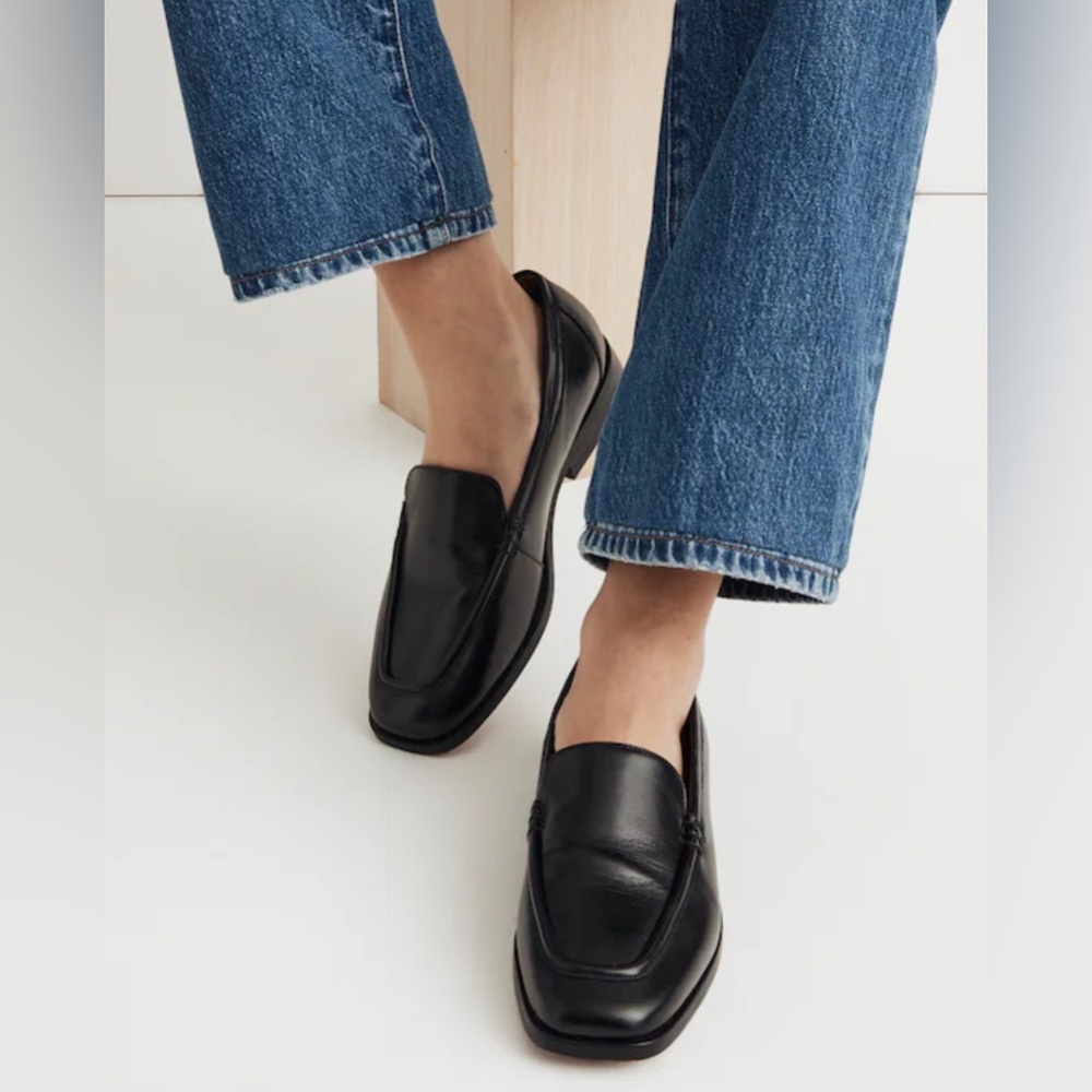 Madewell The Bennie Loafer in Black | Size 8